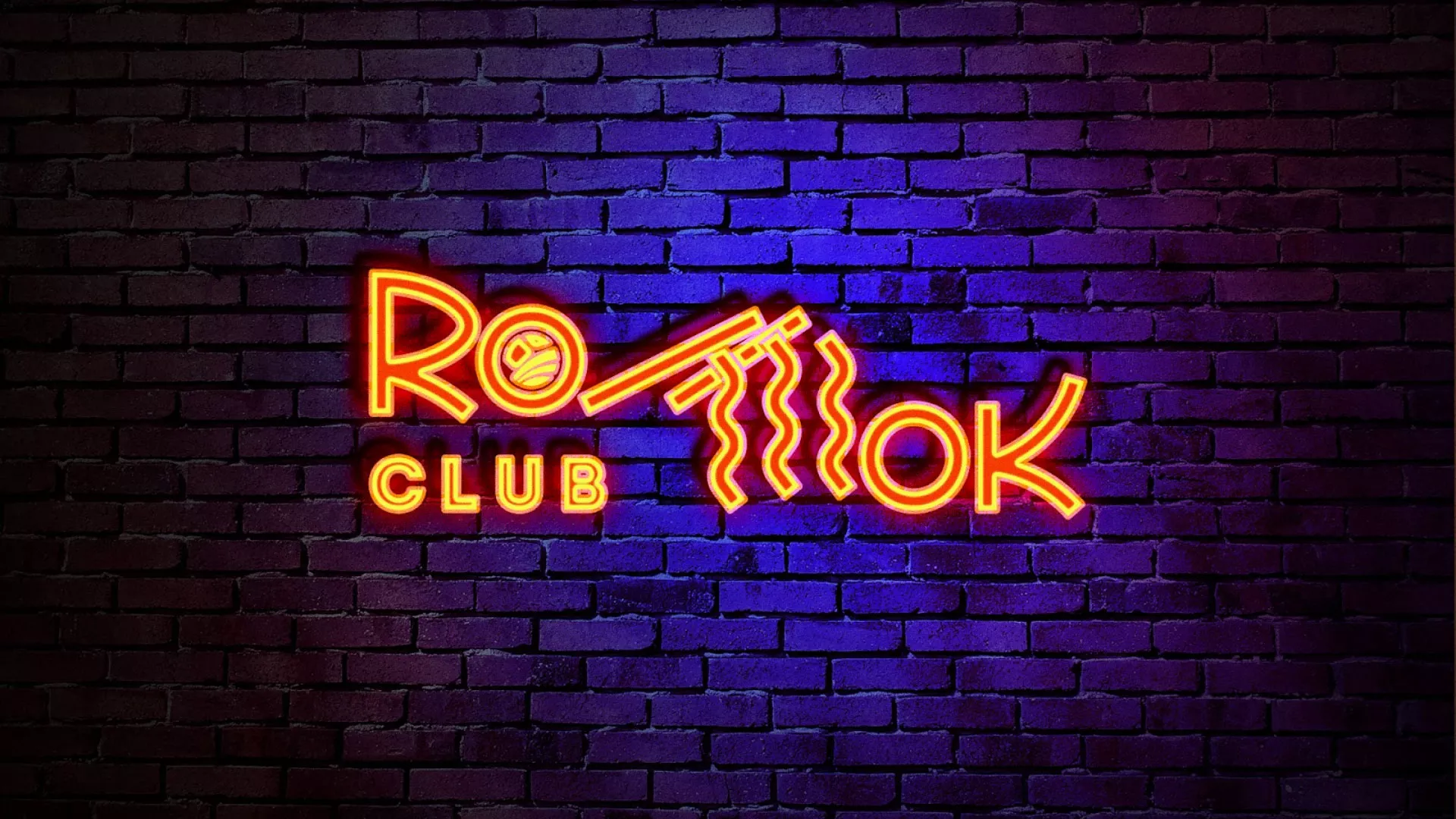 Разработка интерьерной вывески суши-бара «Roll Wok Club» в Пролетарске