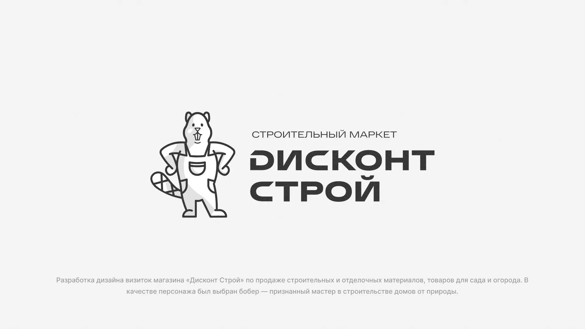 Разработка дизайна визиток магазина «Дисконт Строй» в Пролетарске